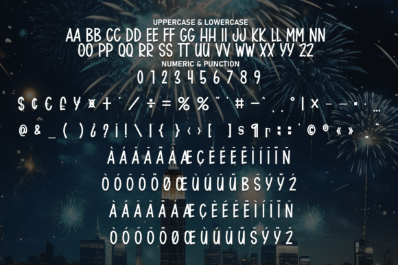 Happy Newyear Font - Preview 6