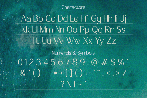 Harmonius Font - Preview 1