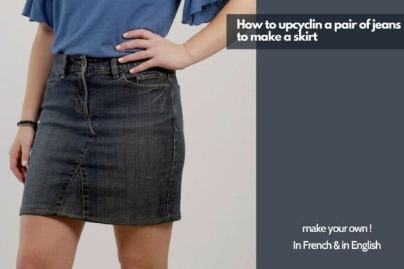 How to Make a Skirt out of Jeans DIY