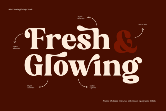 Kind Sunday Font PNG with transparent background - Preview 5