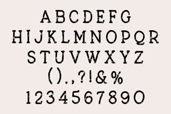 Machine 1942 Font PNG with transparent background - Preview 4