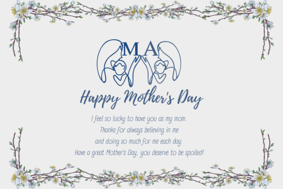 Mother Line Art Font PNG with transparent background - Preview 1