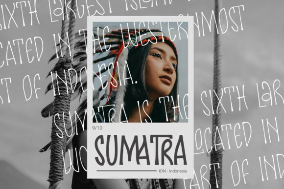 Nomad Kalari Font PNG with transparent background - Preview 4