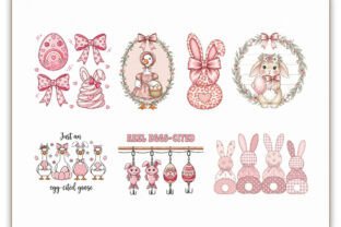 Retro Easter PNG Bundle Graphic by Extreme DesignArt · Creative Fabrica