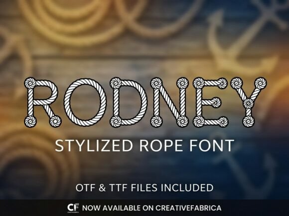 Rodney Font PNG with transparent background - Preview 1