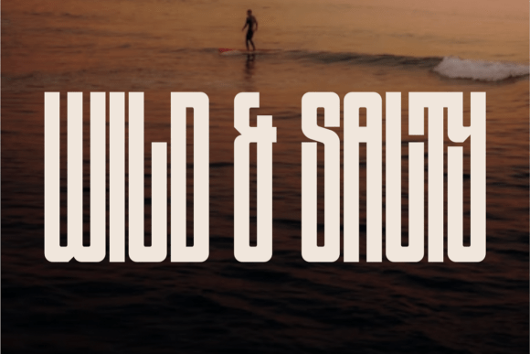 Salty Sans Font PNG with transparent background - Preview 2