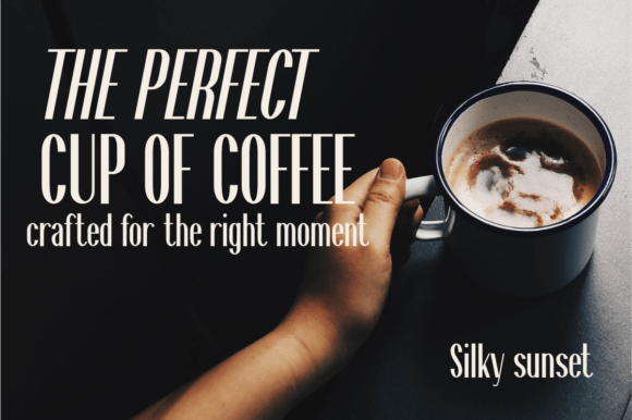 Silky Sunset Font PNG with transparent background - Preview 2