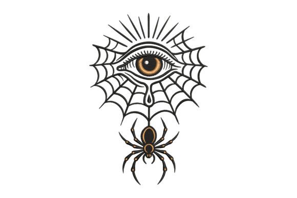 Spiderweb with Eye