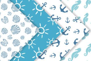 Summer Seamless Pattern Bundle Graphic by Dream Creation · Creative Fabrica