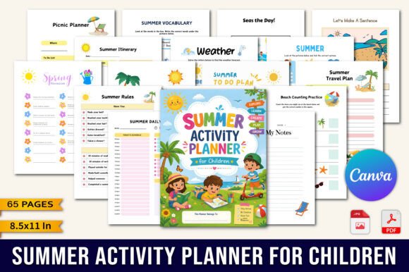 Summer Activity Planner for Children