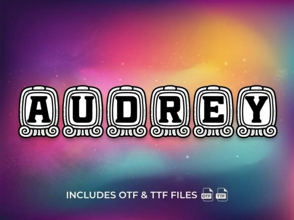 Audrey Font - Preview 1