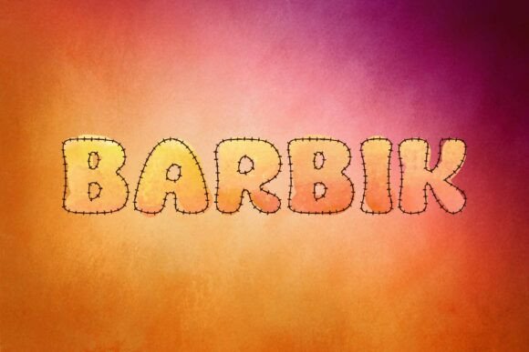 Barbik Font - Preview 1