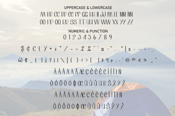 Camping Font - Preview 6
