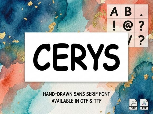 Cerys Font - Preview 2