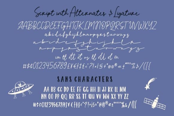 Cloudy Starlight Font - Preview 5