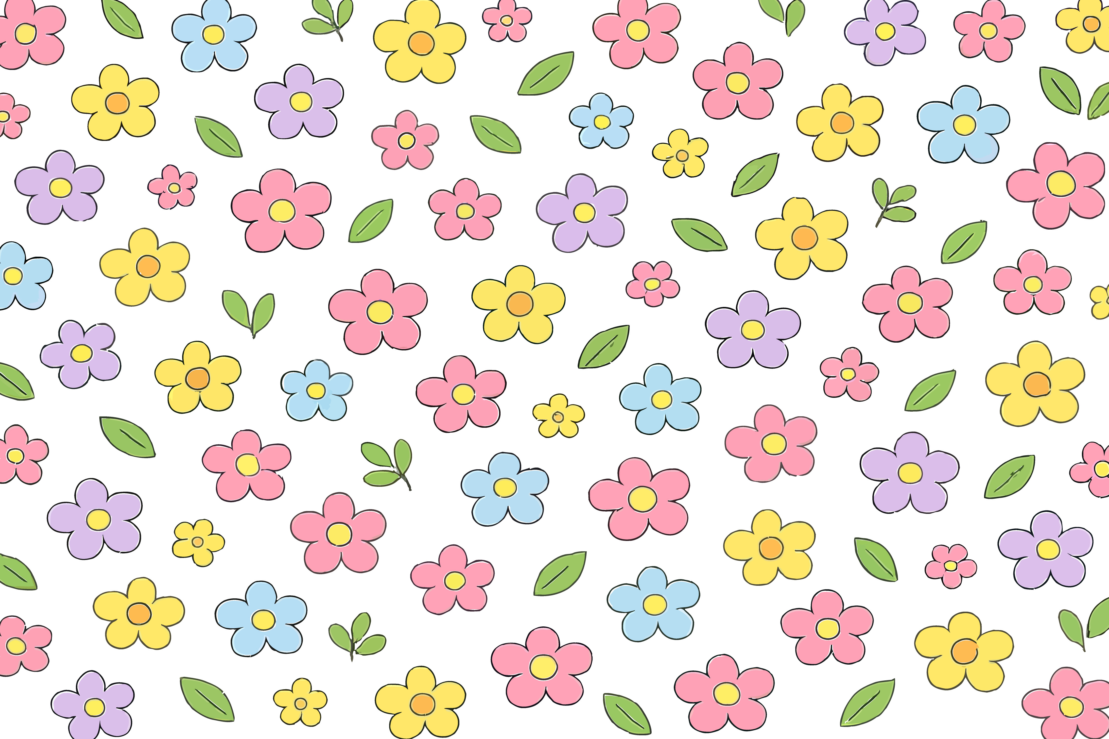 Cute Floral Seamless Pattern Graphic by dogstar4535 · Creative Fabrica