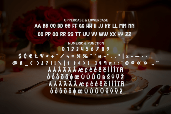 Dinner Valentine Font - Preview 6