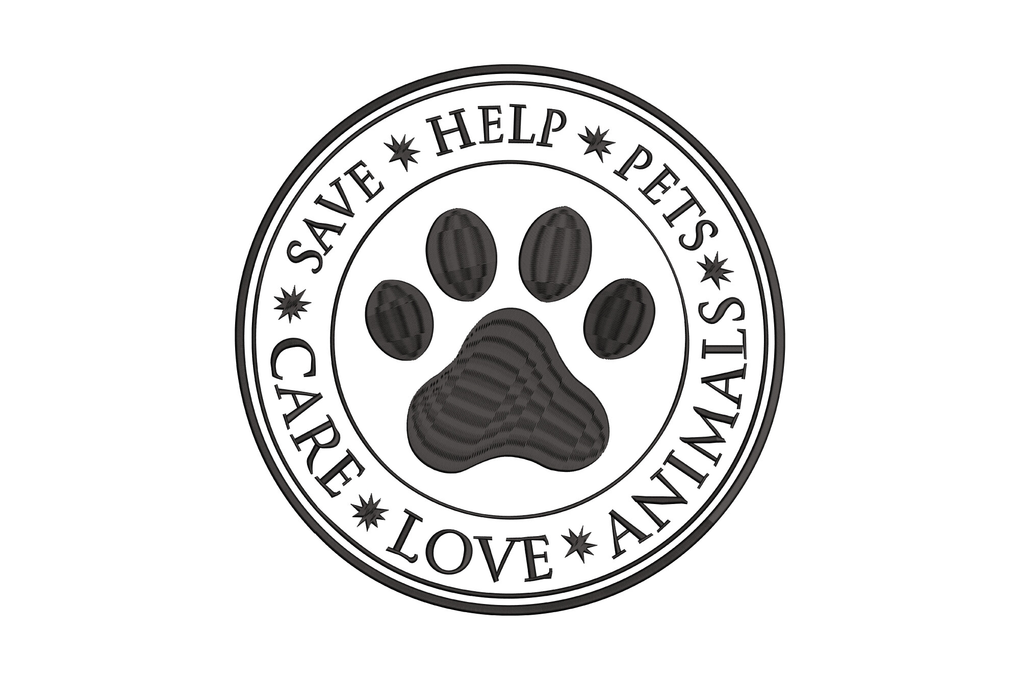 Dog Paw Sign Icon