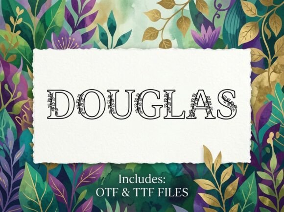 Douglas Font - Preview 1