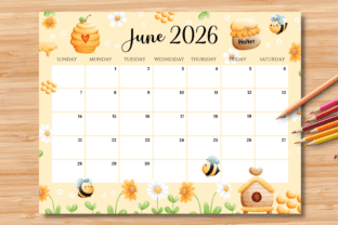 Editable/Fillable June 2026 Calendar