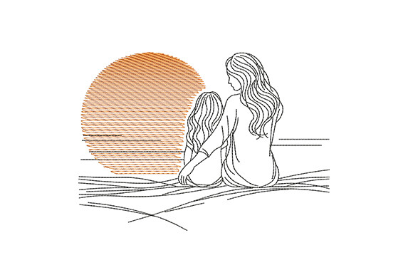 Family Love Sunset