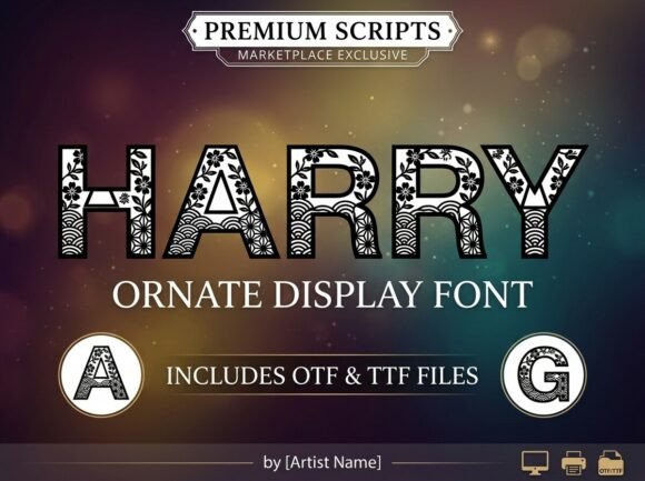 Harry Font - Preview 2