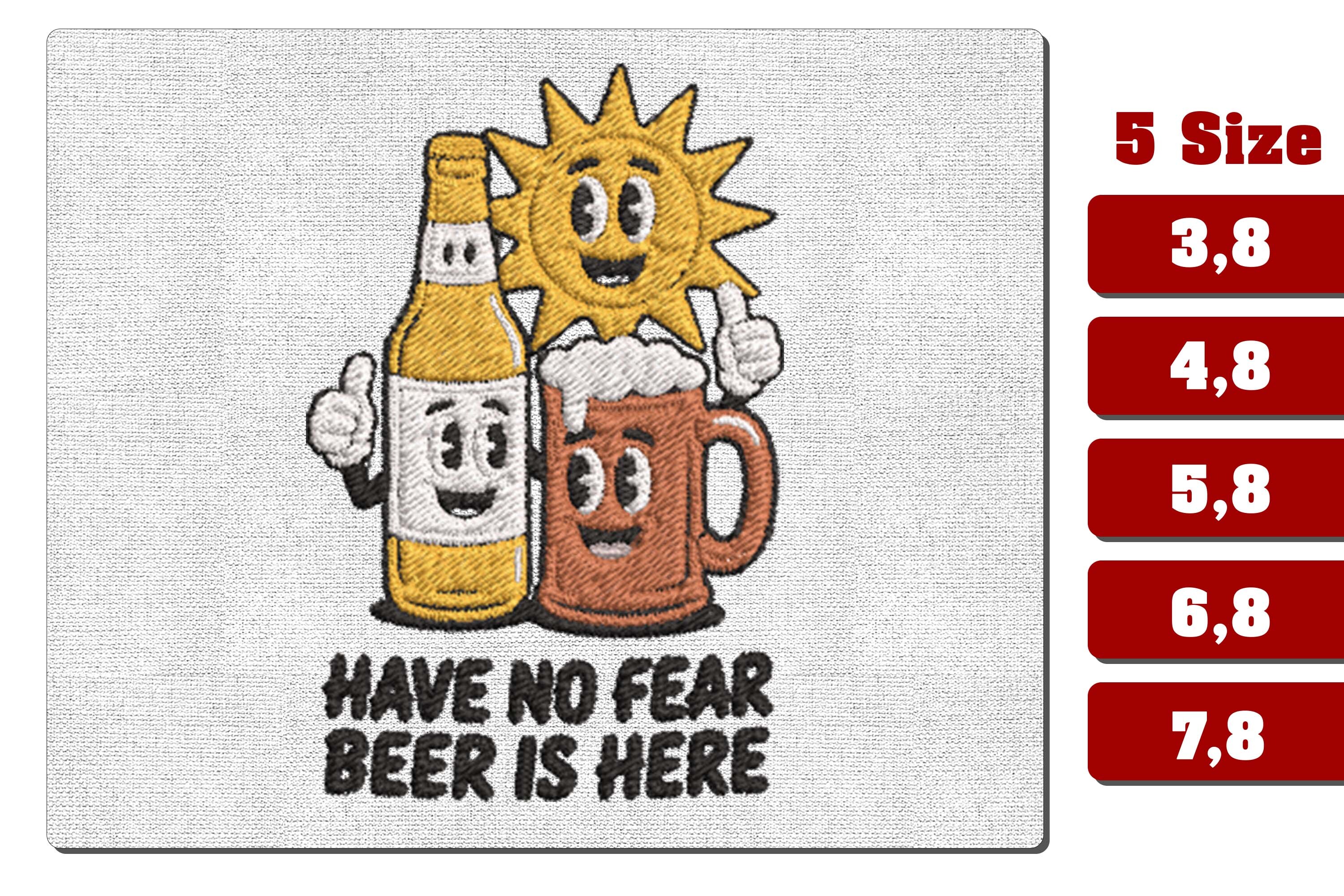 Have No Fear Beer is Here Retro Design · Creative Fabrica