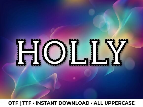 Holly Font - Preview 1