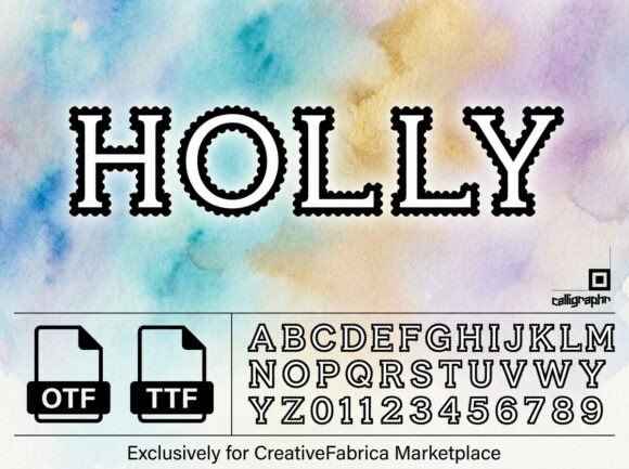 Holly Font - Preview 3