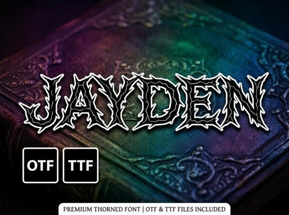 Jayden Font PNG with transparent background - Preview 2