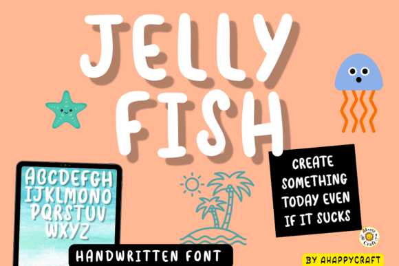 Jelly Fish Font - Preview 2