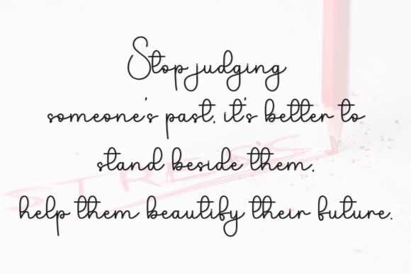 Signature Promise Font PNG with transparent background - Preview 1