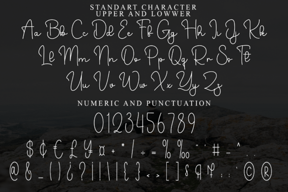 Signature Promise Font PNG with transparent background - Preview 6