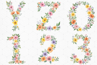 Spring Floral Alphabet PNG Clipart Graphic by Marshall Designs ...