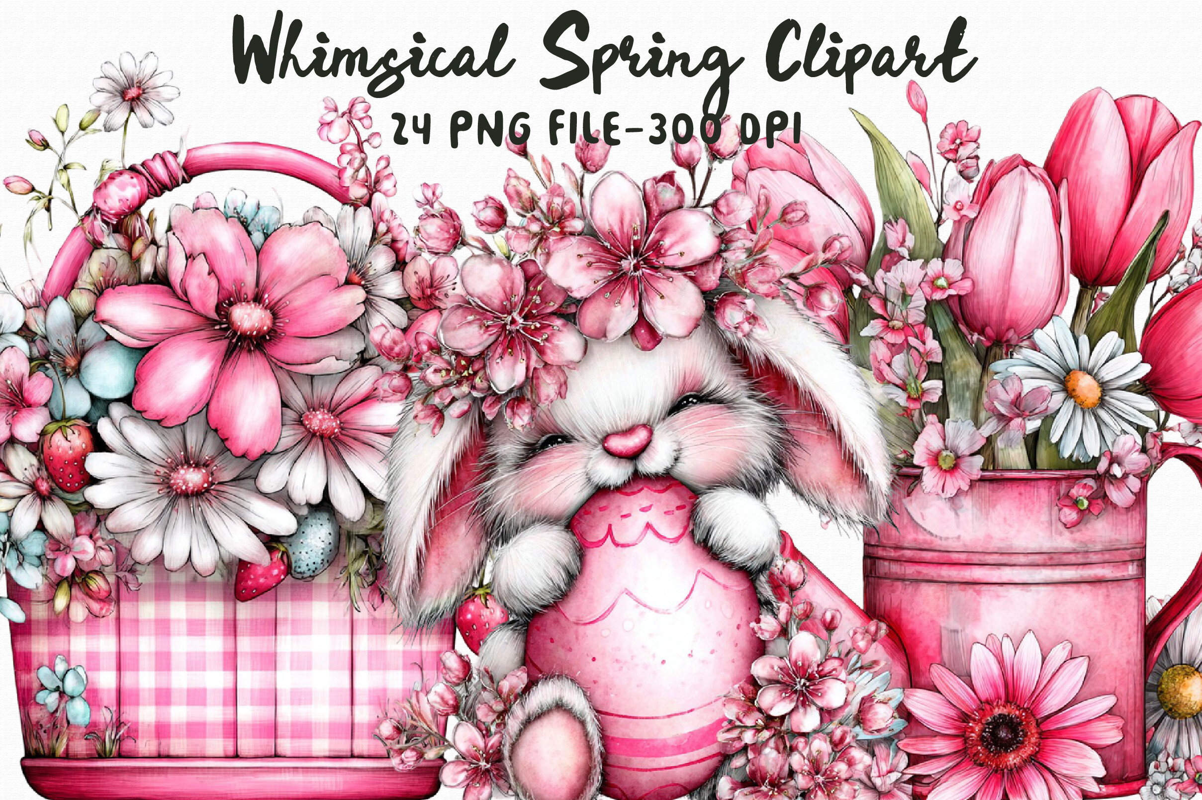 Whimsical Spring Clipart Graphic by LibbyWishes · Creative Fabrica