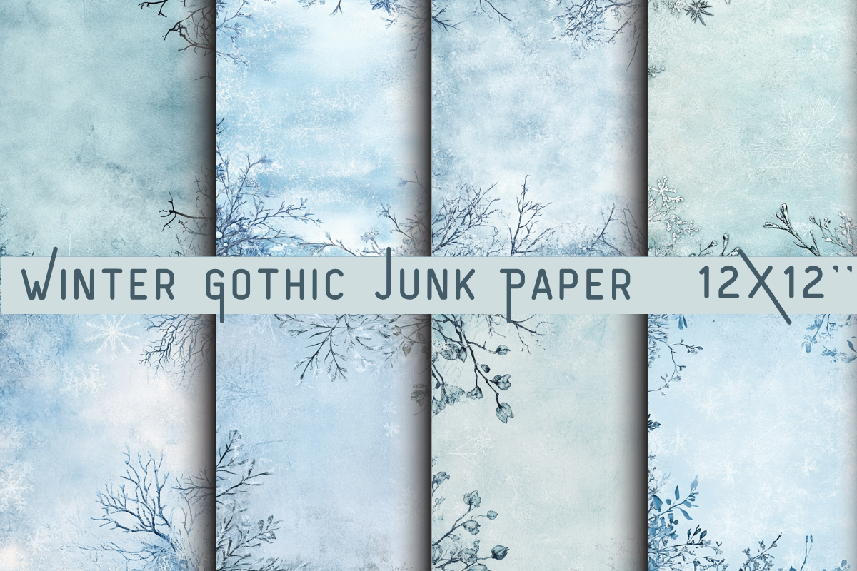 Winter Gothic Junk Paper
