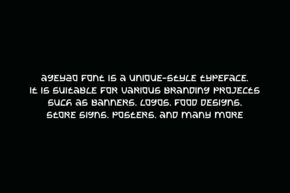 Ageyzo Font - Preview 4