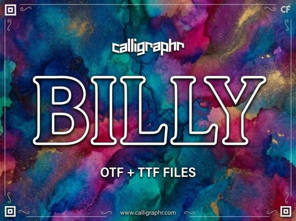 Billy Font - Preview 1