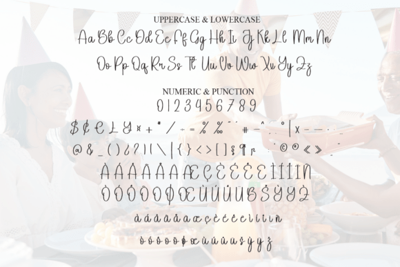 Birthday Vacation Font - Preview 6