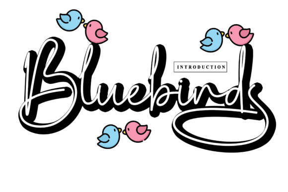 Bluebirds Font - Preview 1