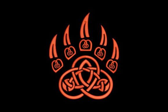 Celtic Wolf Paw