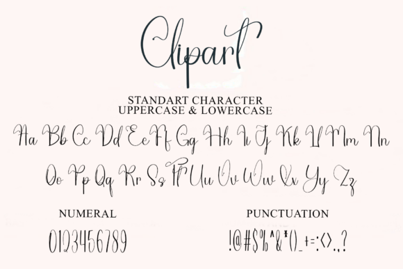 Clipart Font - Preview 6