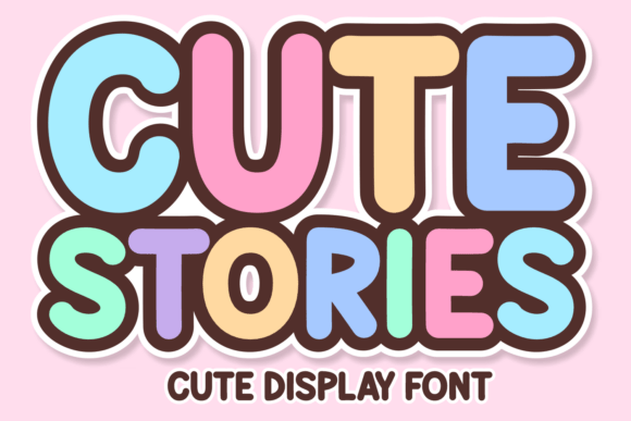 Cute Stories Display Font By Anto (7NTypes)