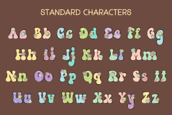 Groovy Bloom Font - Preview 1