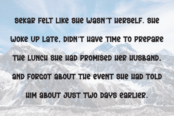 Home Work Font - Preview 5