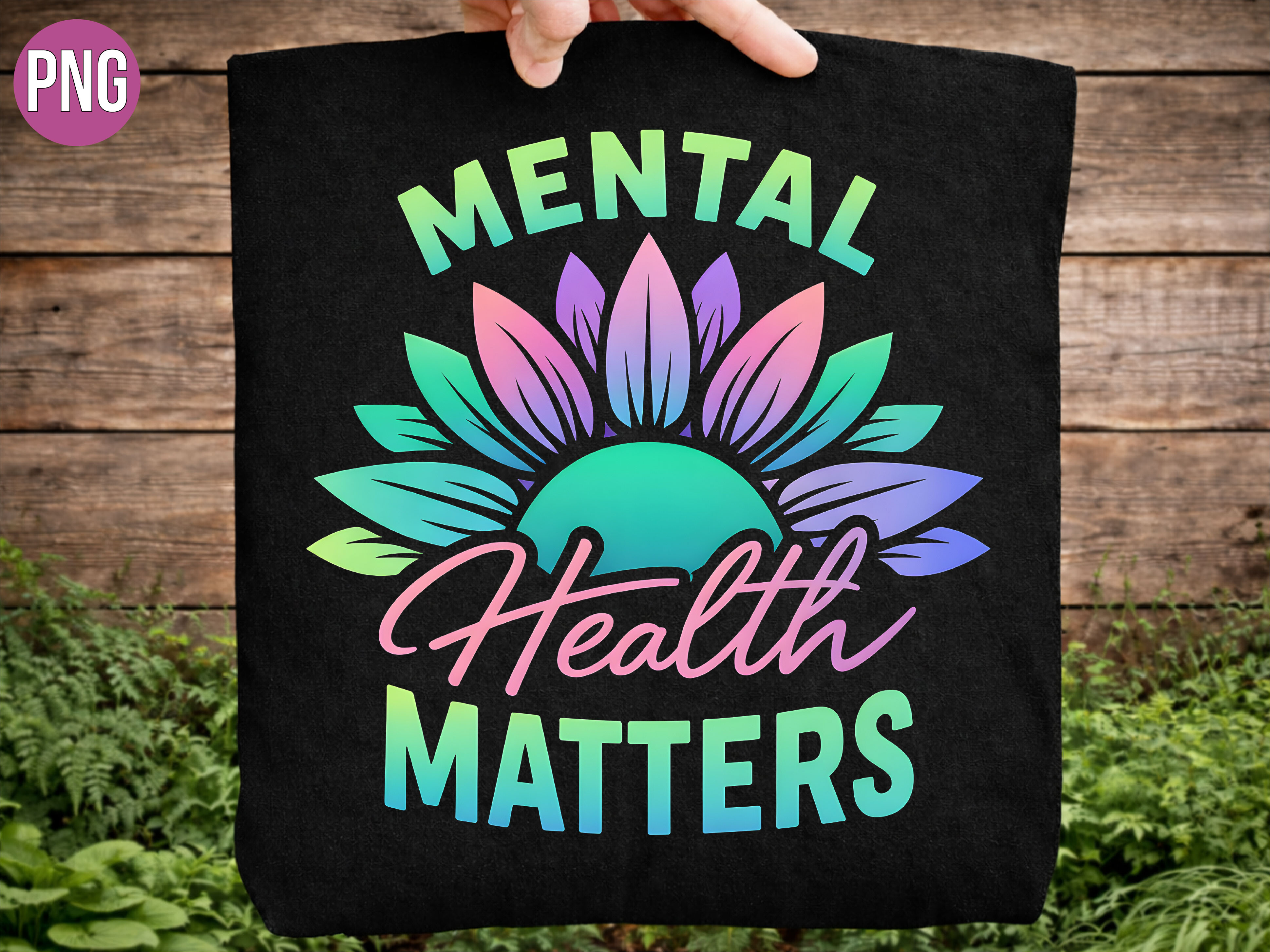 Mental Health Matters Floral Sun PNG Graphic by DIGITAL FOX · Creative ...