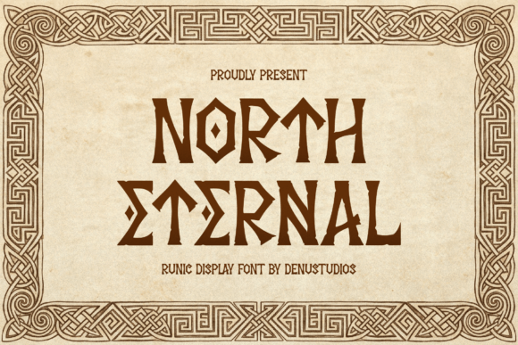 Preview specimen of North Eternal blackletter font