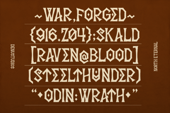 North Eternal Font PNG with transparent background - Preview 1
