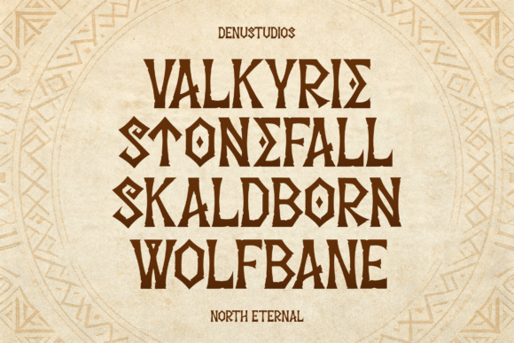North Eternal Font PNG with transparent background - Preview 2