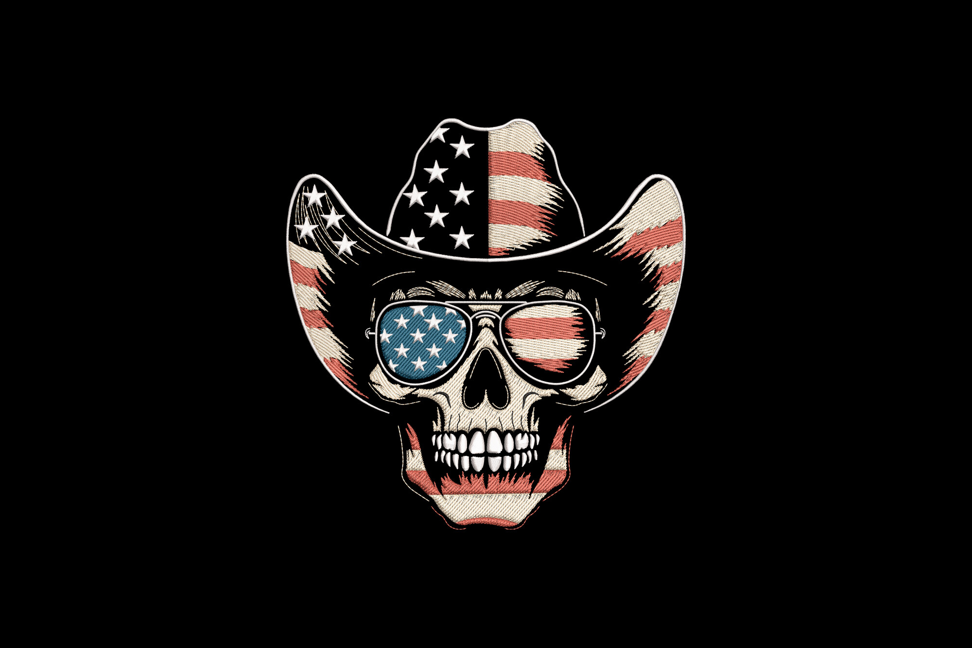 Patriotic Skull